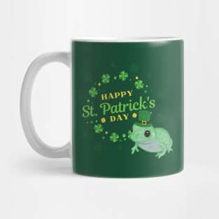 Happy Saint Patrick's Day Frog Mug